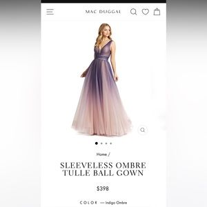 Ombre Formal Dress